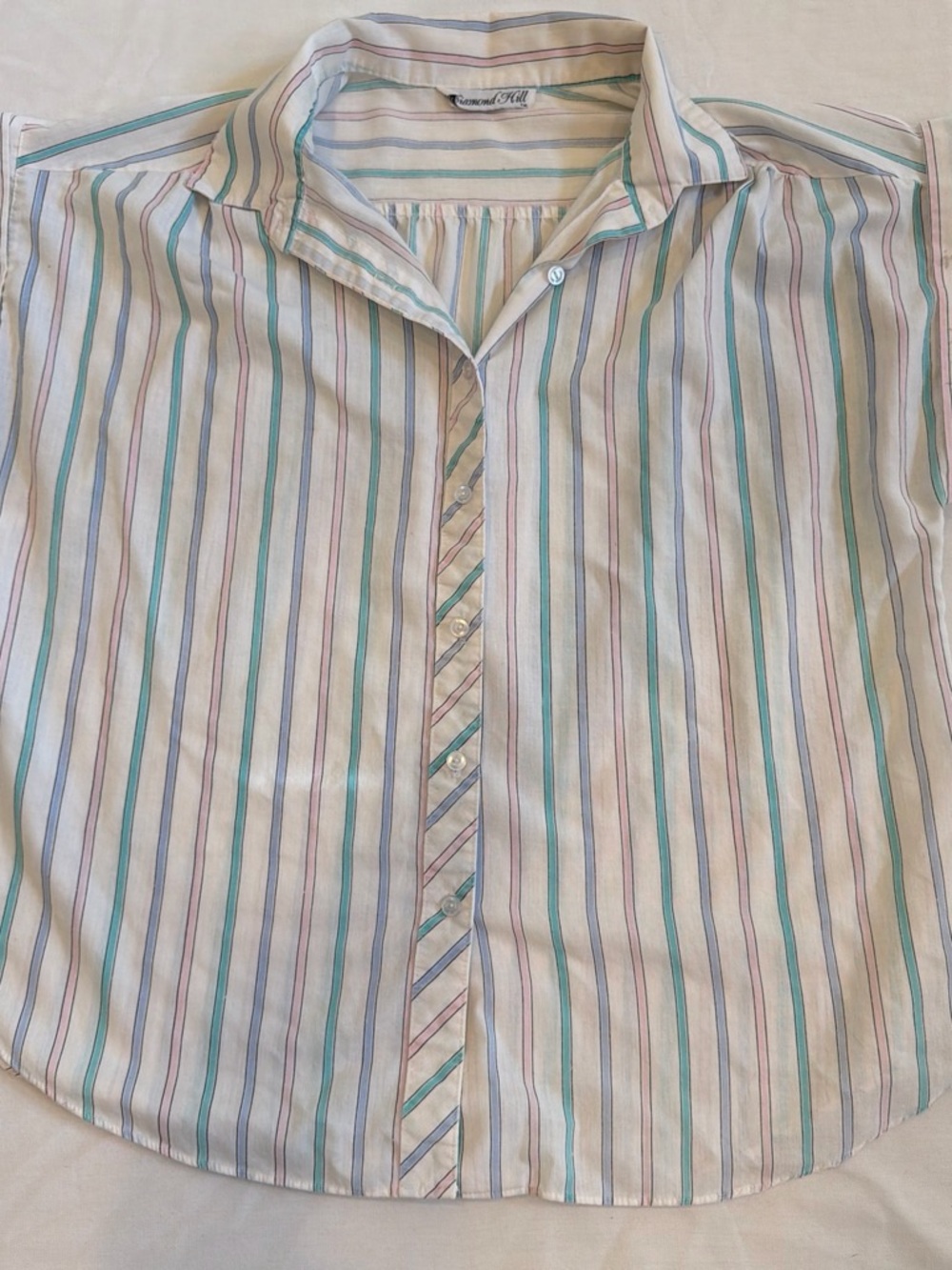 Diamond Supply Co. Pastel Multi-Stripe Button-Down Shirt
